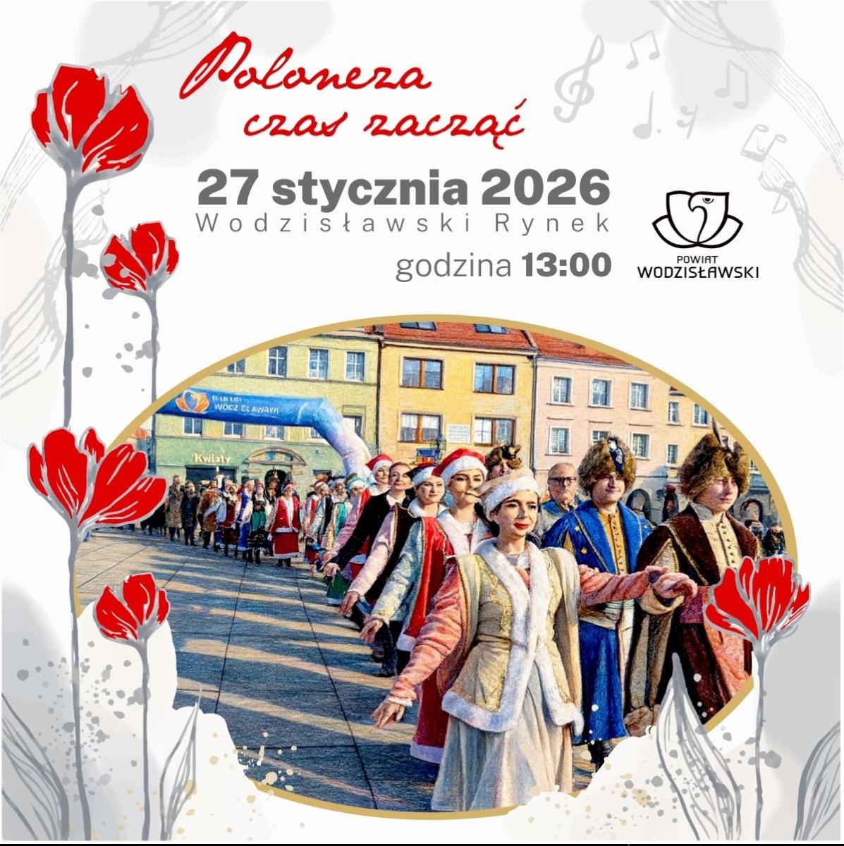 Zdjęcie w galerii na portalu naszwodzislaw.com: Polonez maturzystów na wodzisławskim Rynku wiadomości z regionu