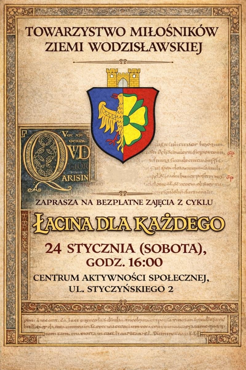 Zdjęcie w galerii na portalu naszwodzislaw.com: Łacina otwarta dla każdego. Bezpłatne zajęcia w Centrum Aktywności Społecznej wiadomości z regionu