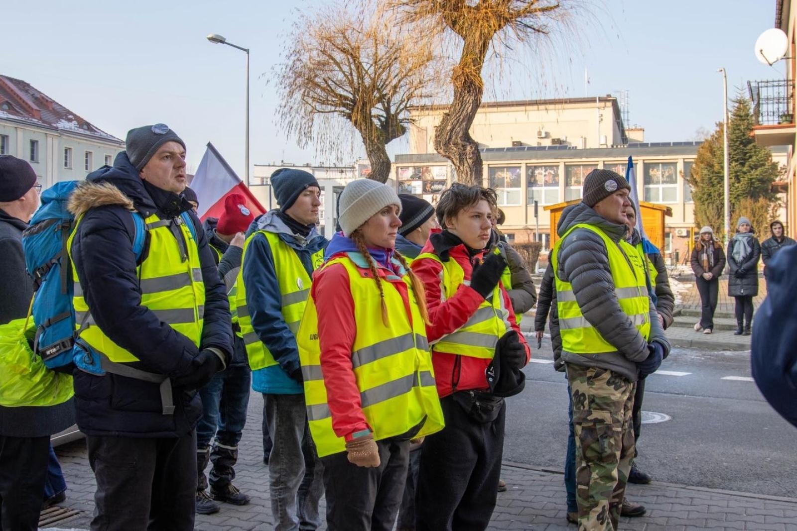 Zdjęcie w galerii na portalu naszwodzislaw.com: Historia, której nie wolno zapomnieć. Wodzisławskie obchody 81. rocznicy Marszu Śmierci [FOTO] wiadomości z regionu