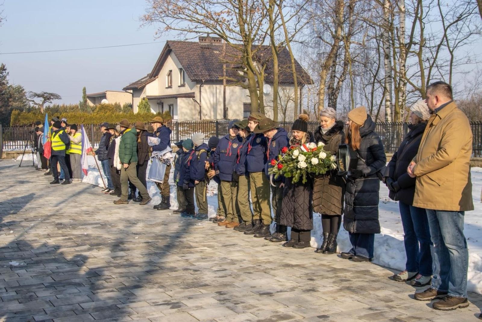 Zdjęcie w galerii na portalu naszwodzislaw.com: Historia, której nie wolno zapomnieć. Wodzisławskie obchody 81. rocznicy Marszu Śmierci [FOTO] wiadomości z regionu