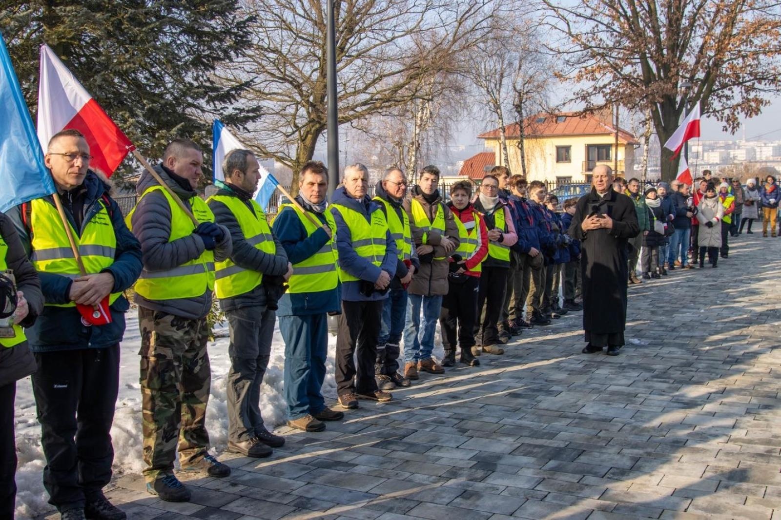 Zdjęcie w galerii na portalu naszwodzislaw.com: Historia, której nie wolno zapomnieć. Wodzisławskie obchody 81. rocznicy Marszu Śmierci [FOTO] wiadomości z regionu