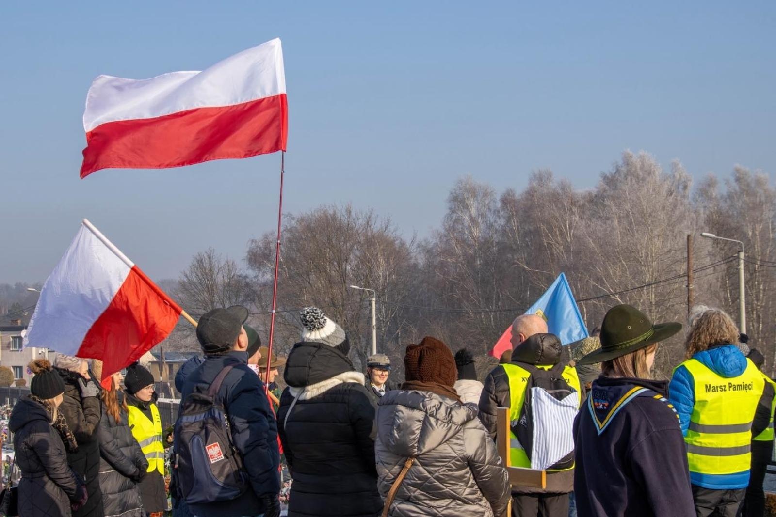 Zdjęcie w galerii na portalu naszwodzislaw.com: Historia, której nie wolno zapomnieć. Wodzisławskie obchody 81. rocznicy Marszu Śmierci [FOTO] wiadomości z regionu