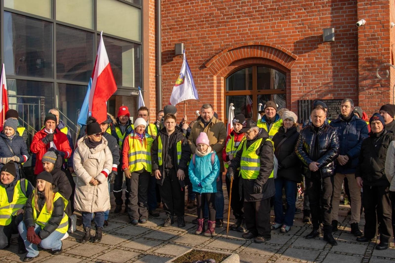 Zdjęcie w galerii na portalu naszwodzislaw.com: Historia, której nie wolno zapomnieć. Wodzisławskie obchody 81. rocznicy Marszu Śmierci [FOTO] wiadomości z regionu