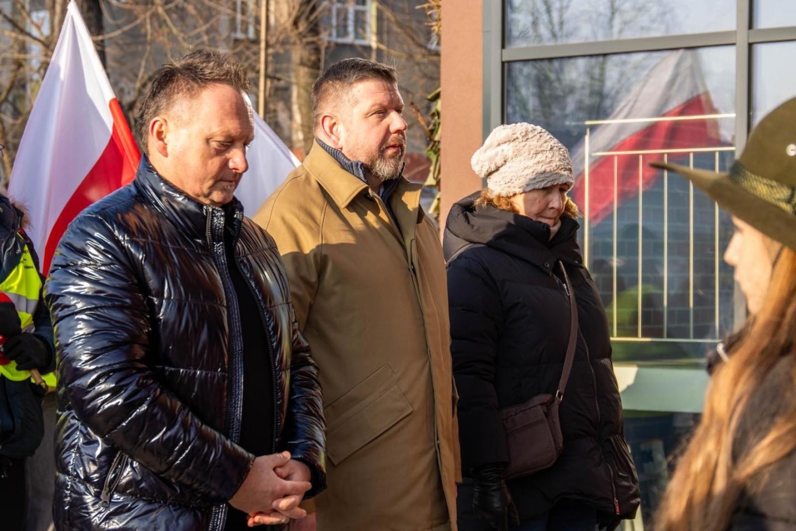 Zdjęcie w galerii na portalu naszwodzislaw.com: Historia, której nie wolno zapomnieć. Wodzisławskie obchody 81. rocznicy Marszu Śmierci [FOTO] wiadomości z regionu