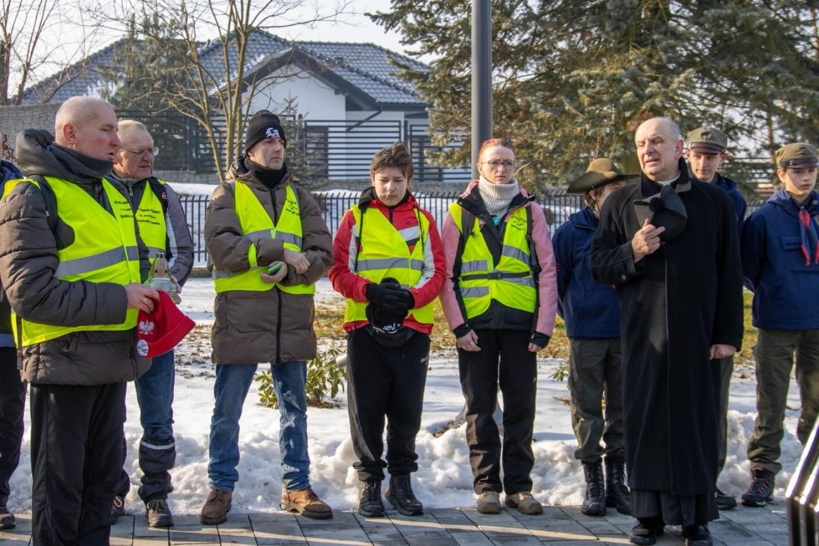 Zdjęcie w galerii na portalu naszwodzislaw.com: Historia, której nie wolno zapomnieć. Wodzisławskie obchody 81. rocznicy Marszu Śmierci [FOTO] wiadomości z regionu