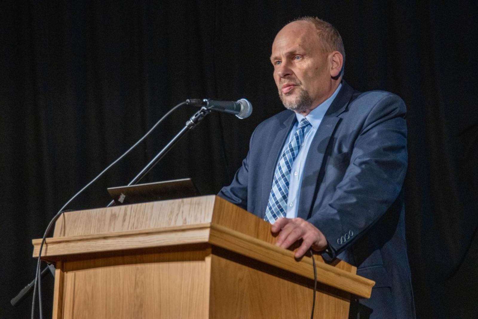 Zdjęcie w galerii na portalu naszwodzislaw.com: Historia, której nie wolno zapomnieć. Wodzisławskie obchody 81. rocznicy Marszu Śmierci [FOTO] wiadomości z regionu
