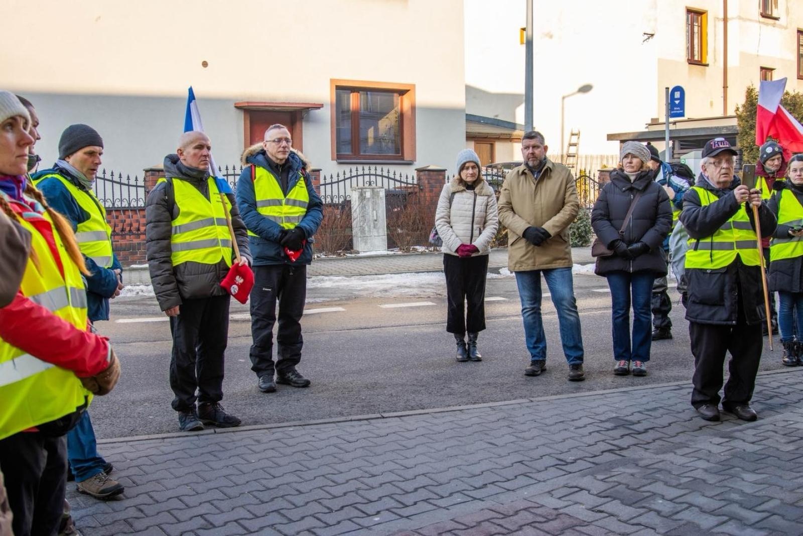 Zdjęcie w galerii na portalu naszwodzislaw.com: Historia, której nie wolno zapomnieć. Wodzisławskie obchody 81. rocznicy Marszu Śmierci [FOTO] wiadomości z regionu