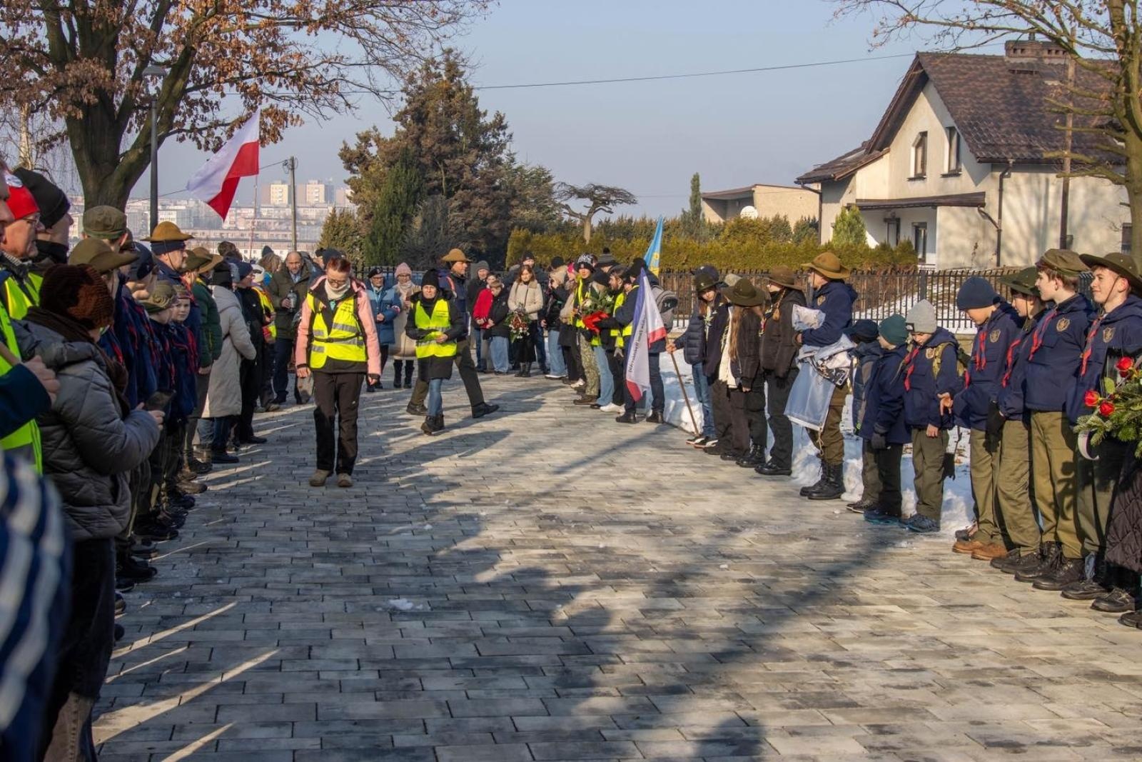 Zdjęcie w galerii na portalu naszwodzislaw.com: Historia, której nie wolno zapomnieć. Wodzisławskie obchody 81. rocznicy Marszu Śmierci [FOTO] wiadomości z regionu