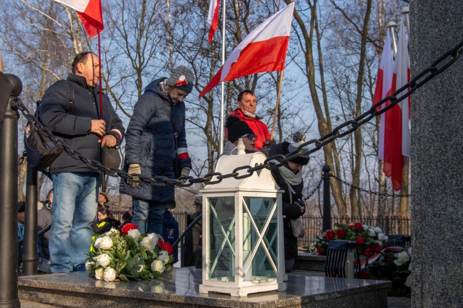 Zdjęcie w galerii na portalu naszwodzislaw.com: Historia, której nie wolno zapomnieć. Wodzisławskie obchody 81. rocznicy Marszu Śmierci [FOTO] wiadomości z regionu