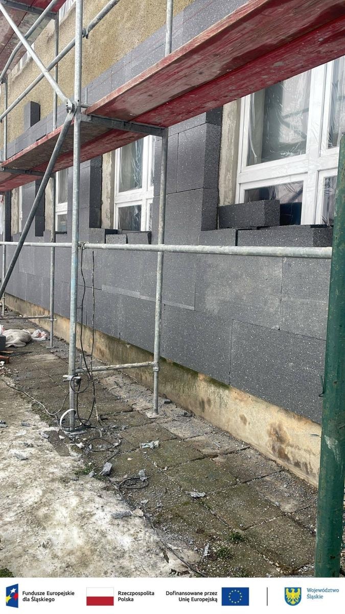Zdjęcie w galerii na portalu naszwodzislaw.com: Termomodernizacja Zespołu Szkół nr 1 w Wodzisławiu Śląskim. Inwestycja nabiera tempa wiadomości z regionu