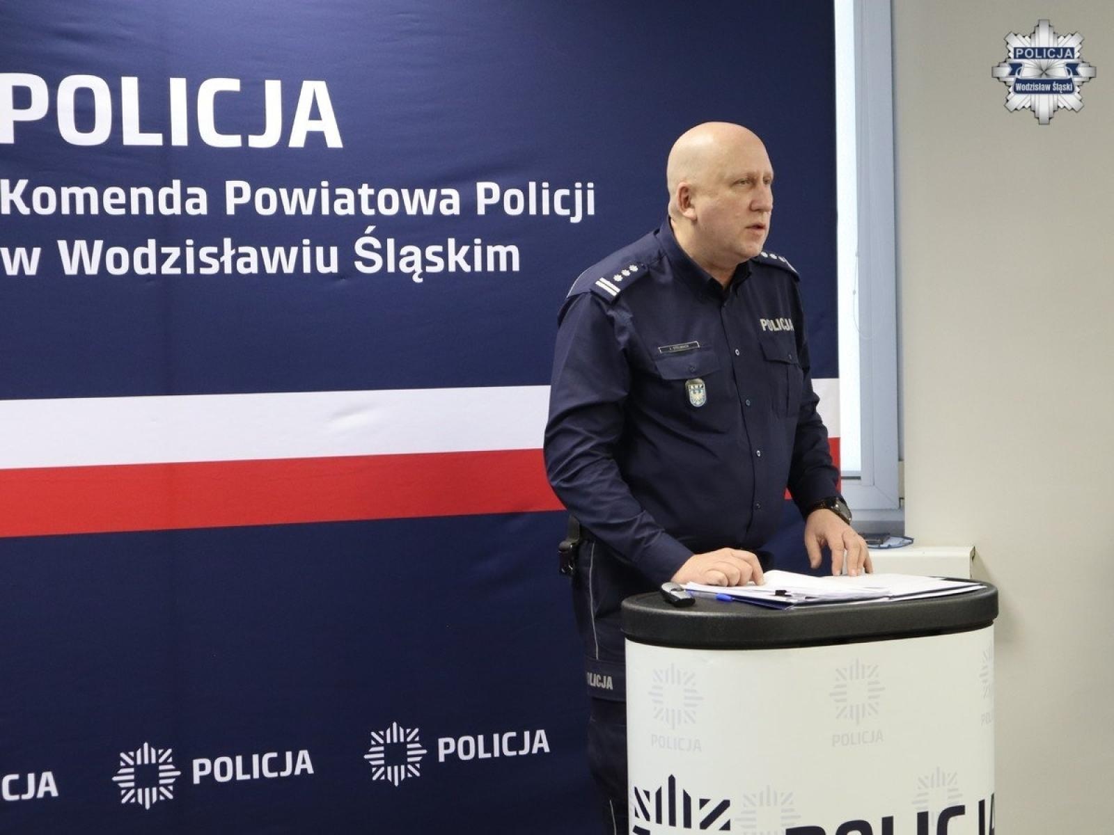 Zdjęcie w galerii na portalu naszwodzislaw.com: Wysokie wyniki i jasno określone priorytety. Roczna odprawa wodzisławskiej Policji wiadomości z regionu