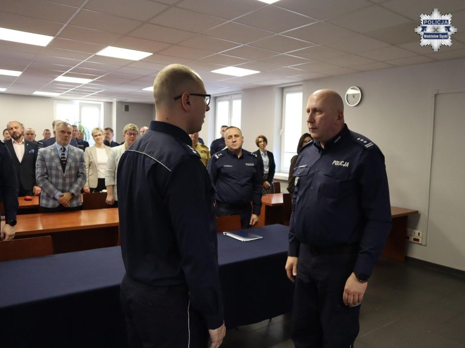 Zdjęcie w galerii na portalu naszwodzislaw.com: Wysokie wyniki i jasno określone priorytety. Roczna odprawa wodzisławskiej Policji wiadomości z regionu