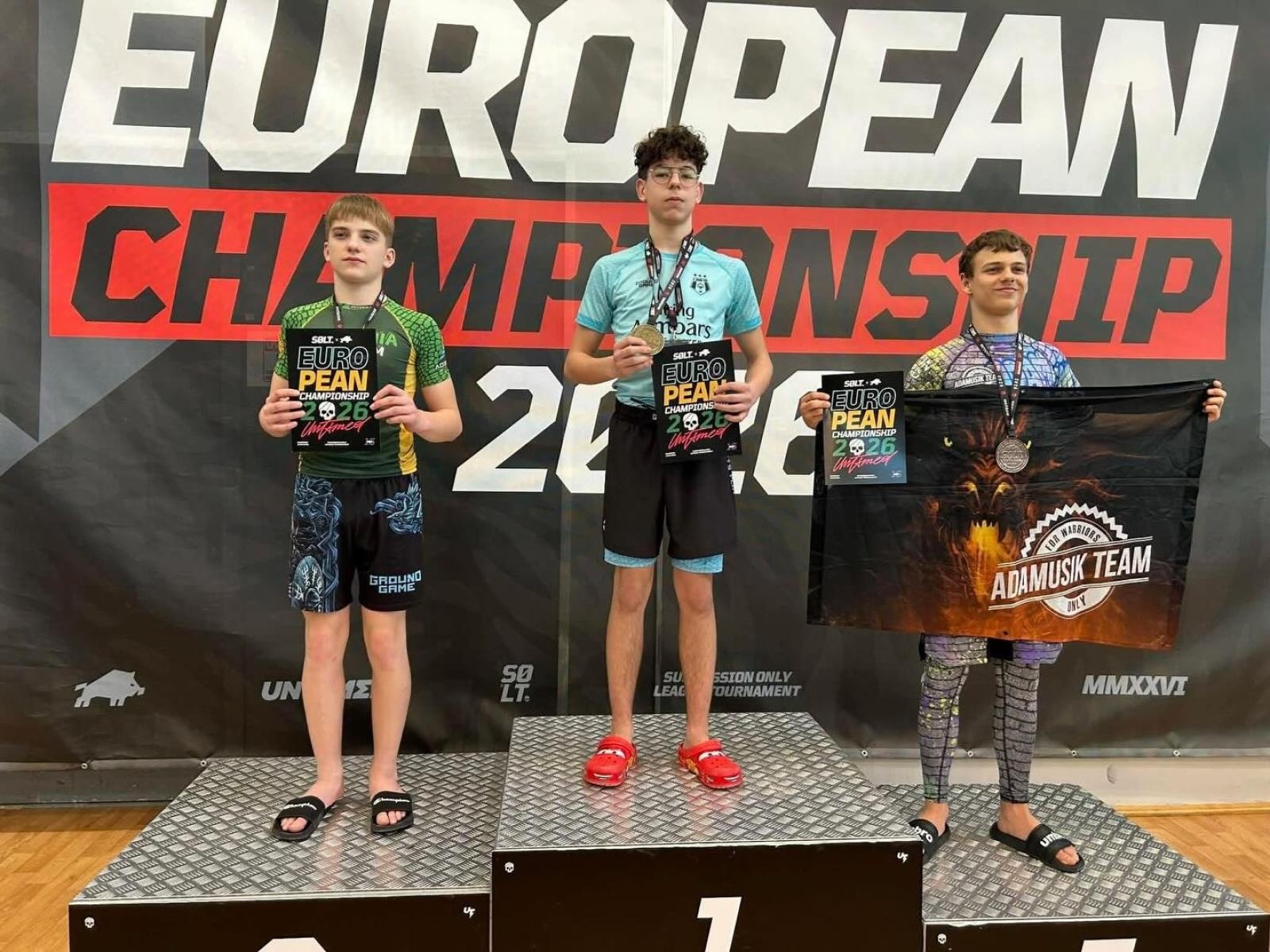 Zdjęcie w galerii na portalu naszwodzislaw.com: Medalowe występy zawodników Akademii Sportowej Top Team na Mistrzostwach Europy SOLT X 2026 wiadomości z regionu