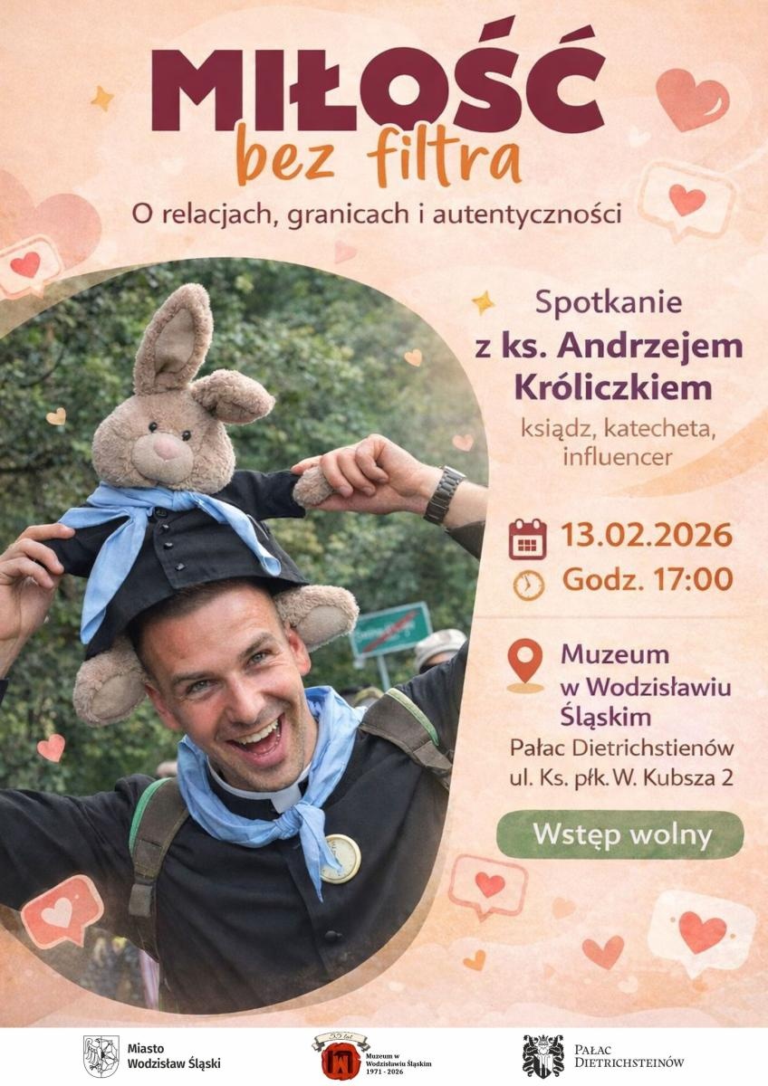 Zdjęcie w galerii na portalu naszwodzislaw.com: O miłości bez filtra. Otwarte spotkanie z ks. Andrzejem Króliczkiem w Muzeum w Wodzisławiu Śląskim wiadomości z regionu