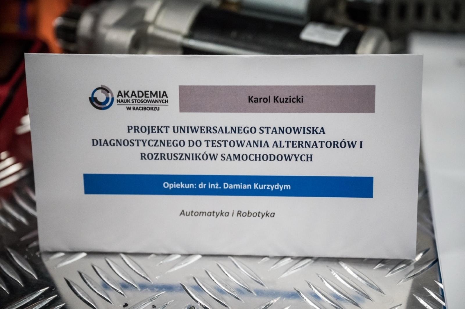 Zdjęcie w galerii na portalu naszwodzislaw.com: Młodzi inżynierowie po raz pierwszy na Zamku Piastowskim. Jubileuszowy przegląd projektów ANS Racibórz wiadomości z regionu