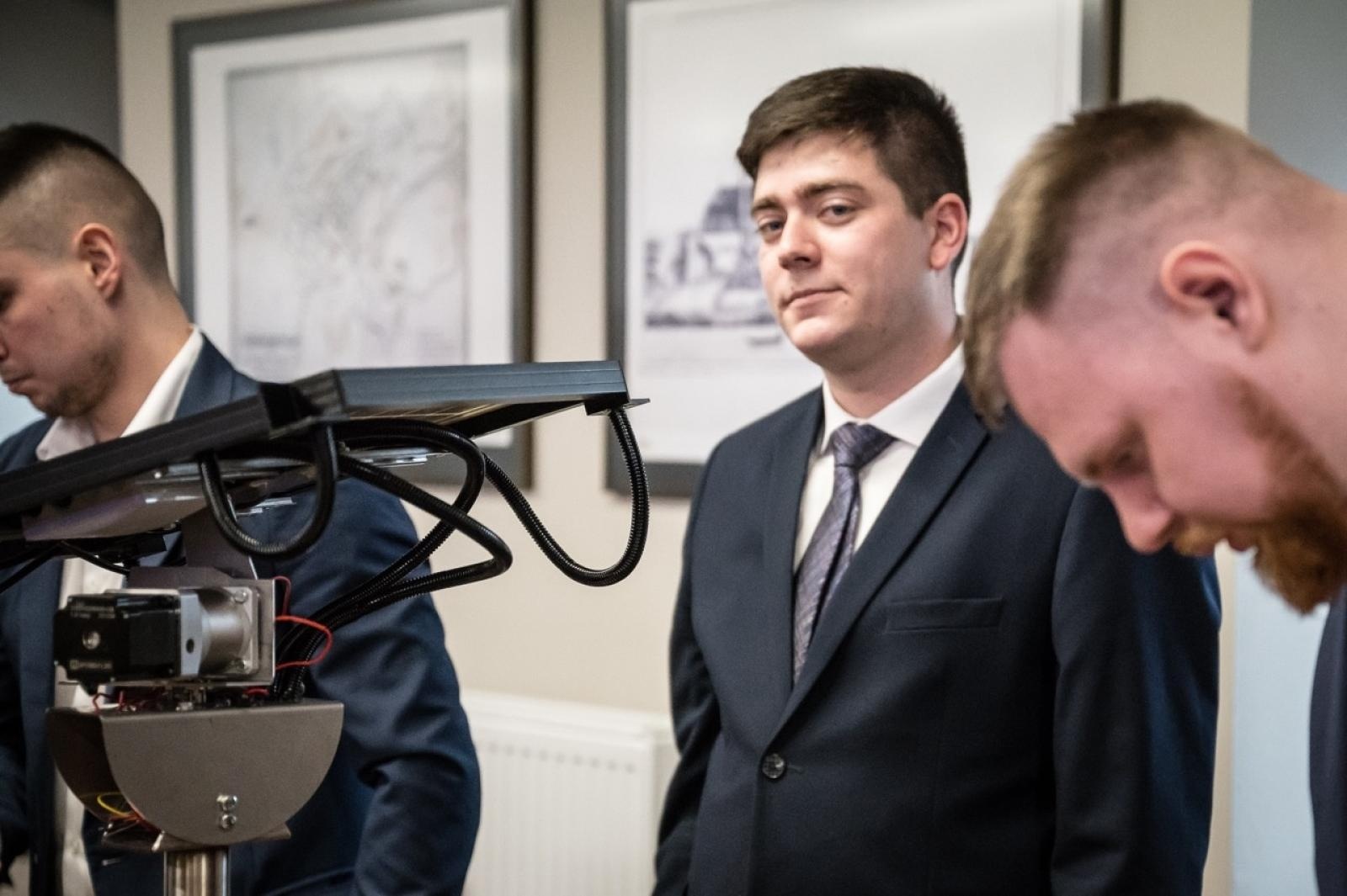 Zdjęcie w galerii na portalu naszwodzislaw.com: Młodzi inżynierowie po raz pierwszy na Zamku Piastowskim. Jubileuszowy przegląd projektów ANS Racibórz wiadomości z regionu