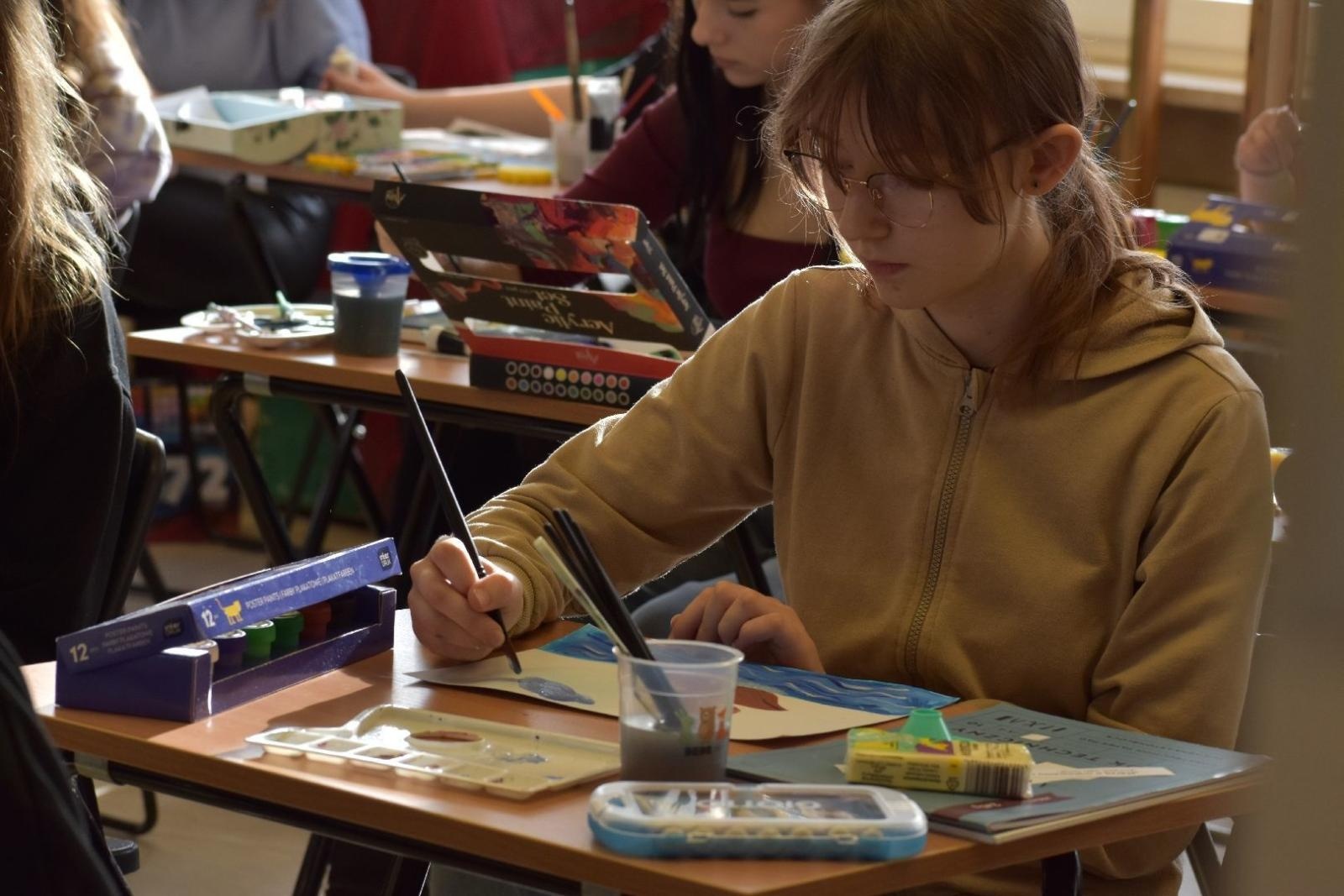 Zdjęcie w galerii na portalu naszwodzislaw.com: Spacer po wyobraźni w Liceum Sztuk Plastycznych w Wodzisławiu Śląskim [FOTO] wiadomości z regionu