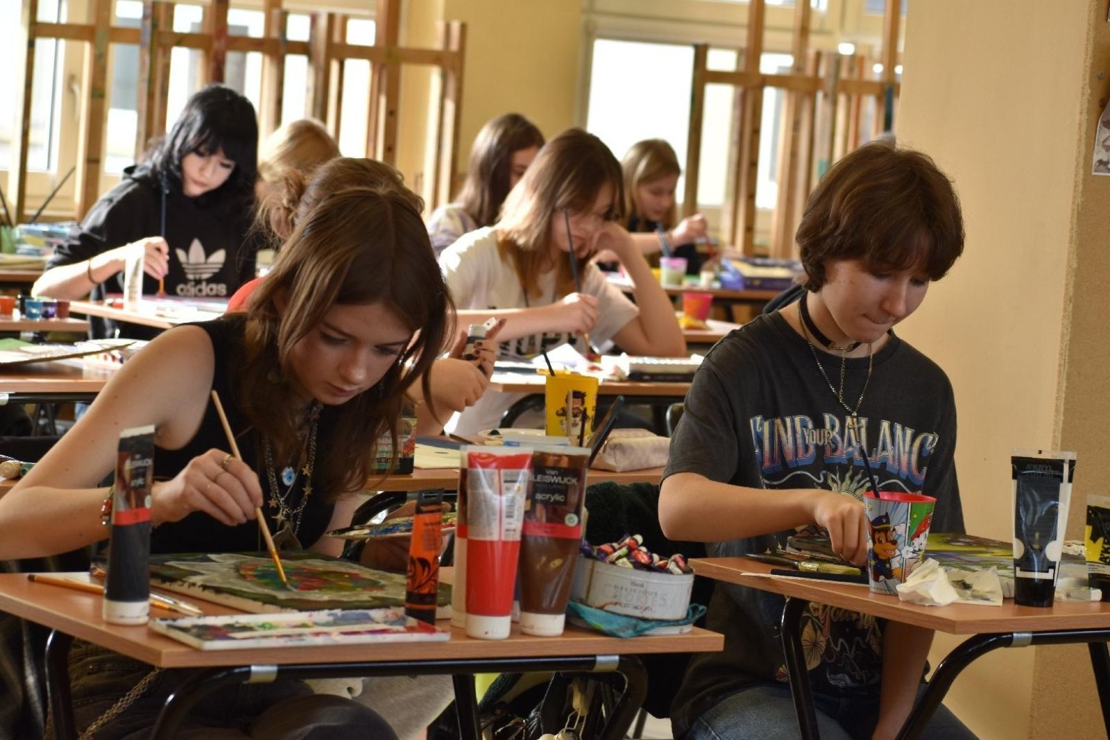 Zdjęcie w galerii na portalu naszwodzislaw.com: Spacer po wyobraźni w Liceum Sztuk Plastycznych w Wodzisławiu Śląskim [FOTO] wiadomości z regionu