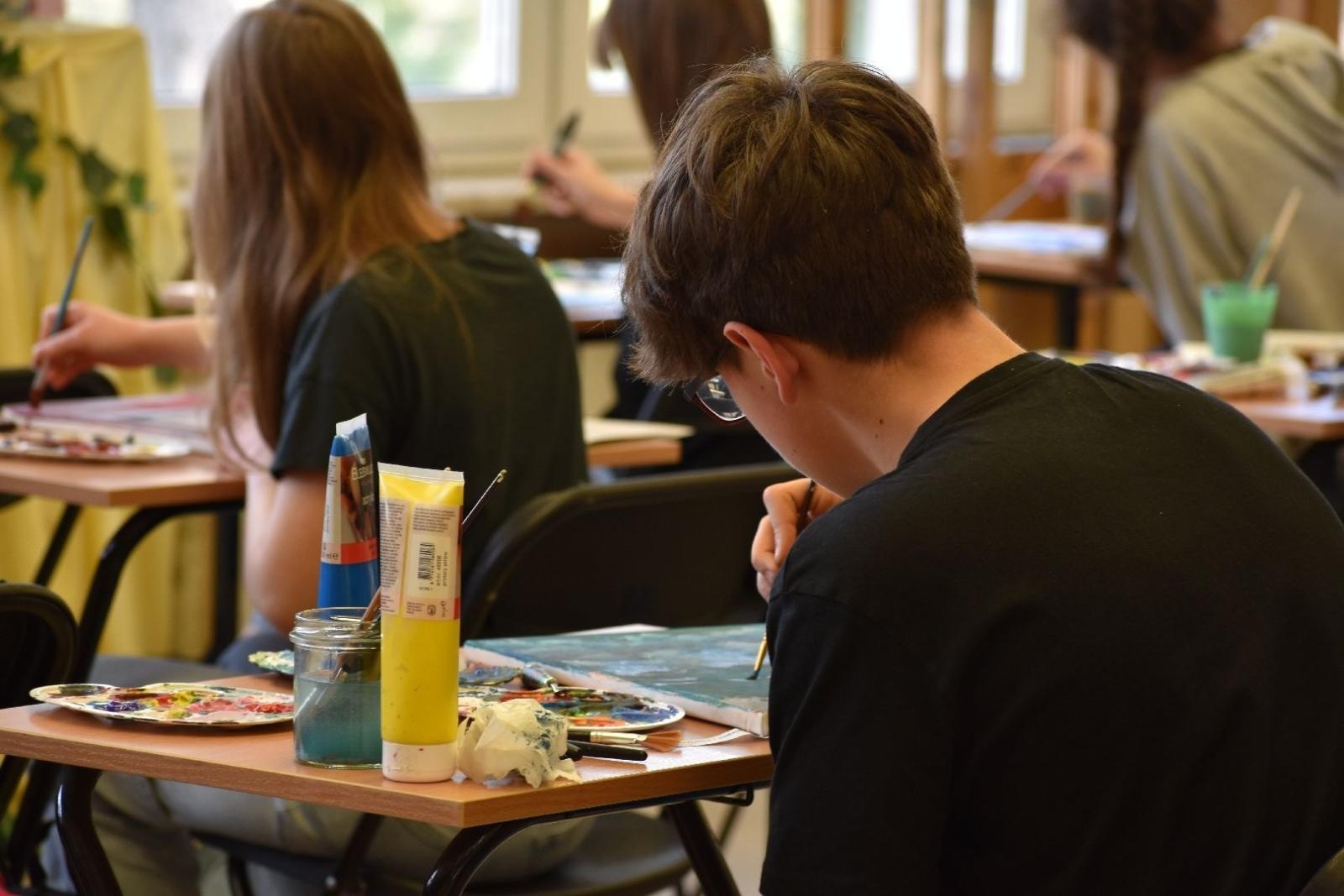 Zdjęcie w galerii na portalu naszwodzislaw.com: Spacer po wyobraźni w Liceum Sztuk Plastycznych w Wodzisławiu Śląskim [FOTO] wiadomości z regionu