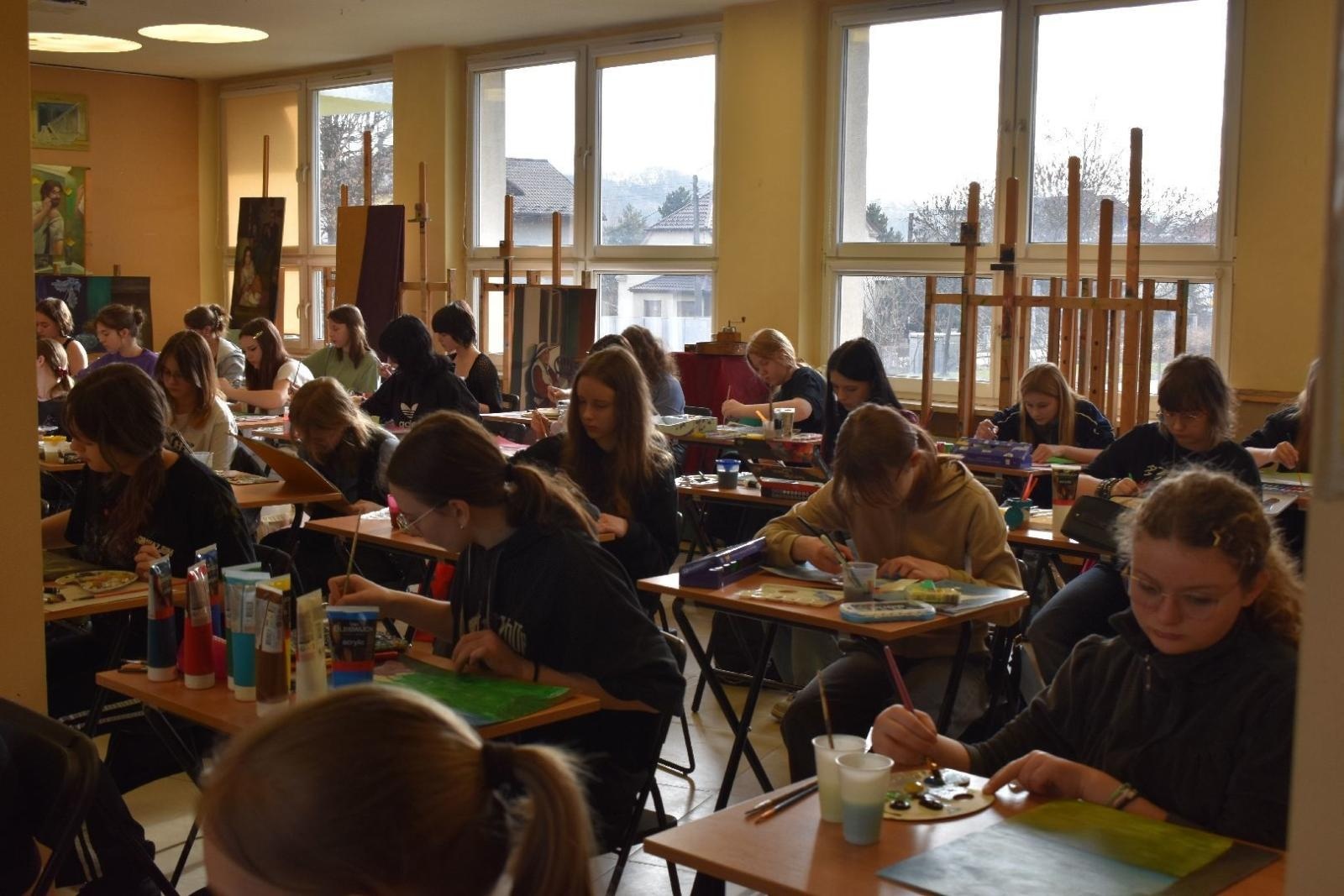 Zdjęcie w galerii na portalu naszwodzislaw.com: Spacer po wyobraźni w Liceum Sztuk Plastycznych w Wodzisławiu Śląskim [FOTO] wiadomości z regionu