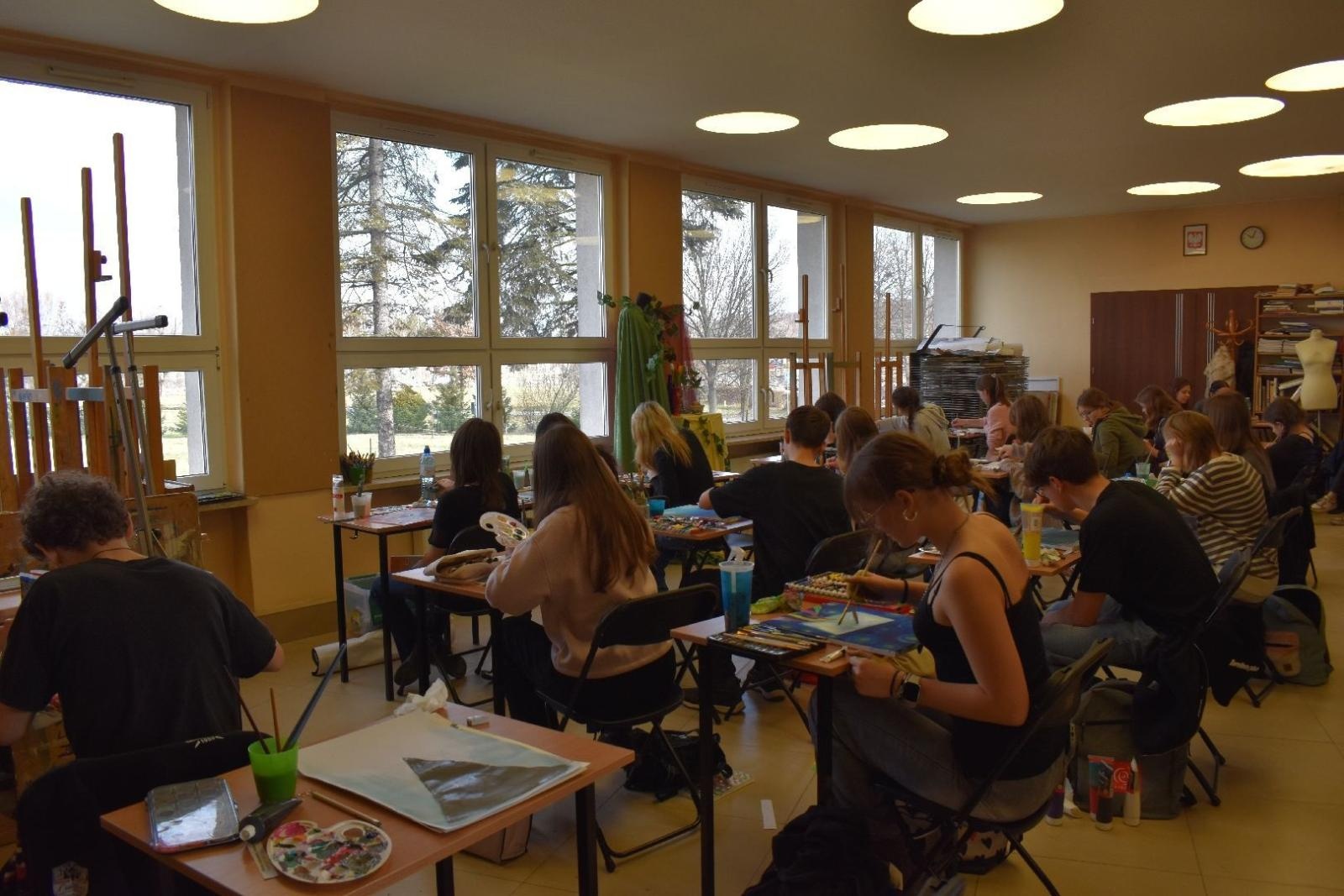 Zdjęcie w galerii na portalu naszwodzislaw.com: Spacer po wyobraźni w Liceum Sztuk Plastycznych w Wodzisławiu Śląskim [FOTO] wiadomości z regionu