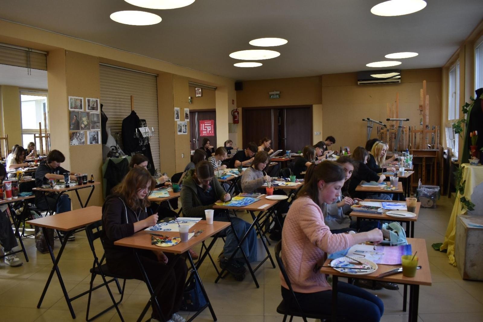 Zdjęcie w galerii na portalu naszwodzislaw.com: Spacer po wyobraźni w Liceum Sztuk Plastycznych w Wodzisławiu Śląskim [FOTO] wiadomości z regionu