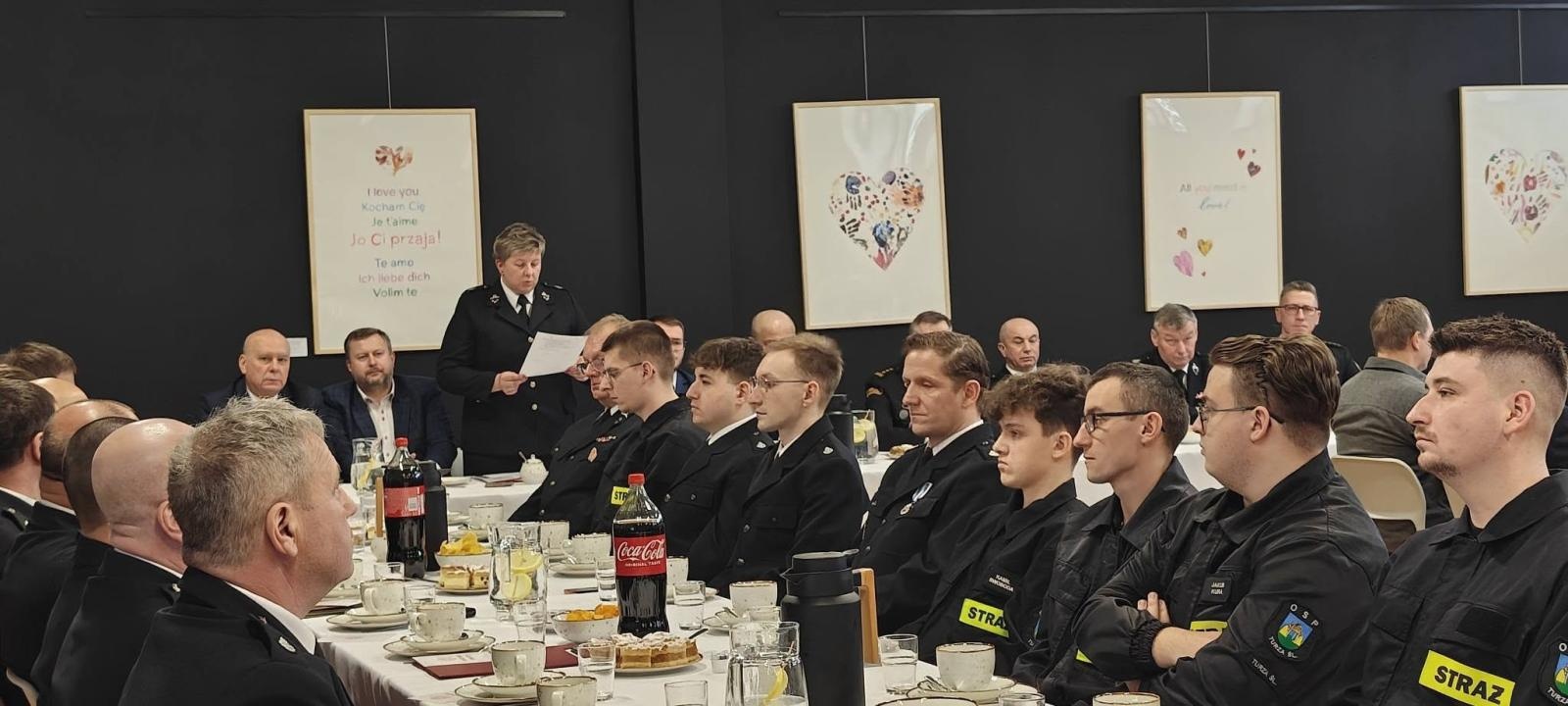 Zdjęcie w galerii na portalu naszwodzislaw.com: Zebranie Sprawozdawczo–Wyborcze w OSP Turza Śląska. Nowe władze i podsumowanie roku działalności wiadomości z regionu