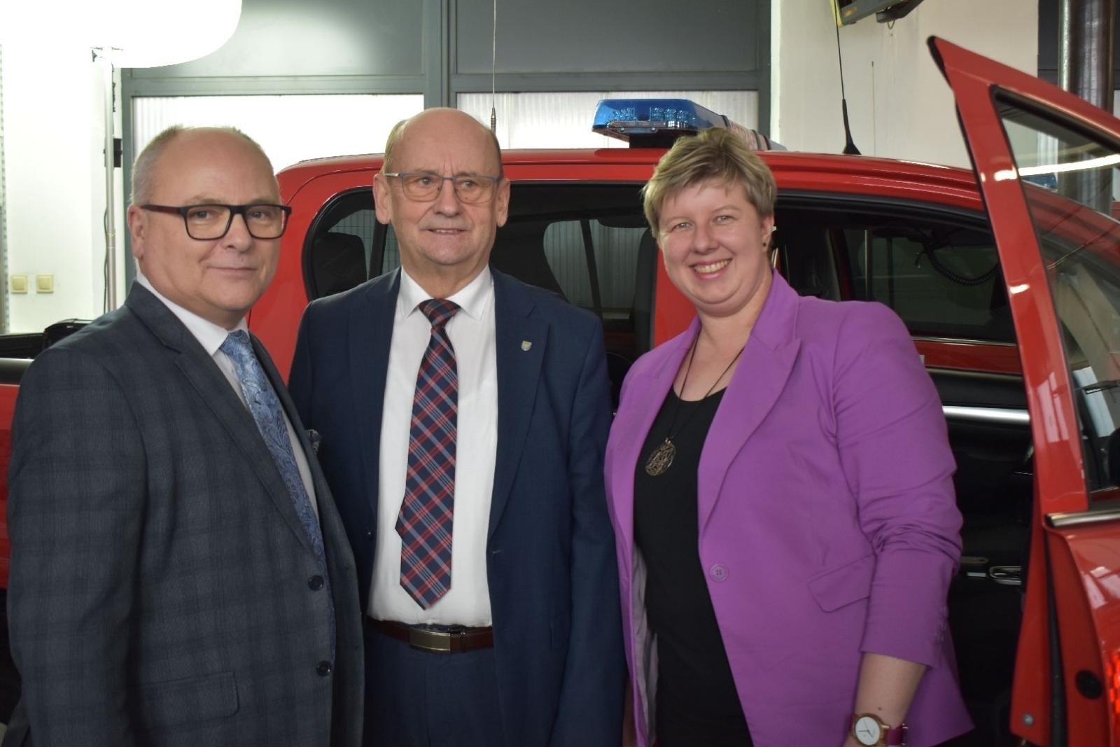 Zdjęcie w galerii na portalu naszwodzislaw.com: 1192 interwencje i nowe wozy w służbie mieszkańcom. Strażacy podsumowali rok 2025 wiadomości z regionu