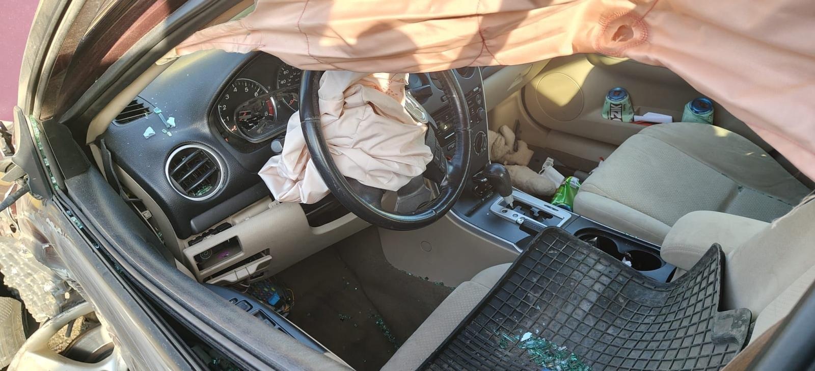 Zdjęcie w galerii na portalu naszwodzislaw.com: Rydułtowy: Osobówka zderzyła się z ciężarówką wiadomości z regionu