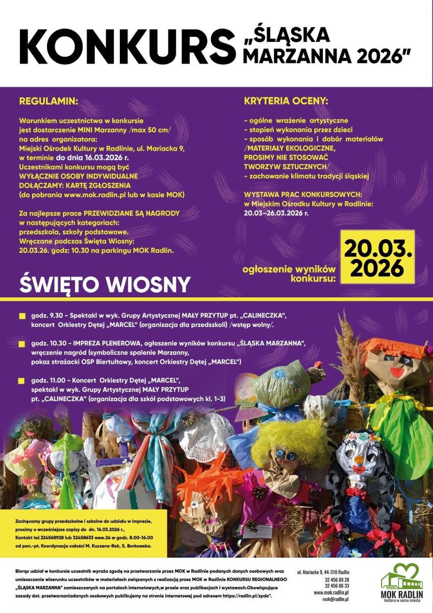Zdjęcie w galerii na portalu naszwodzislaw.com: Śląska Marzanna 2026 w Radlinie wiadomości z regionu