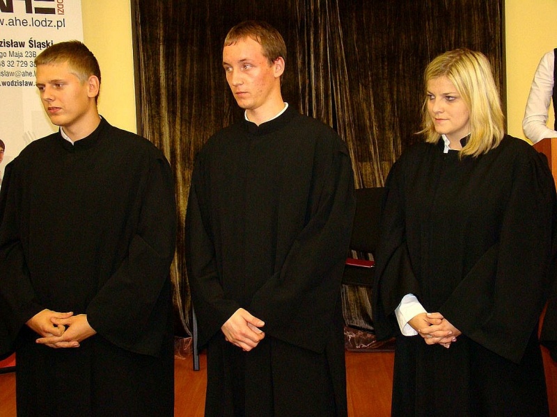 Zdjęcie w galerii na portalu naszwodzislaw.com: Immatrykulacja na wodzisławskiej uczelni wiadomości z regionu