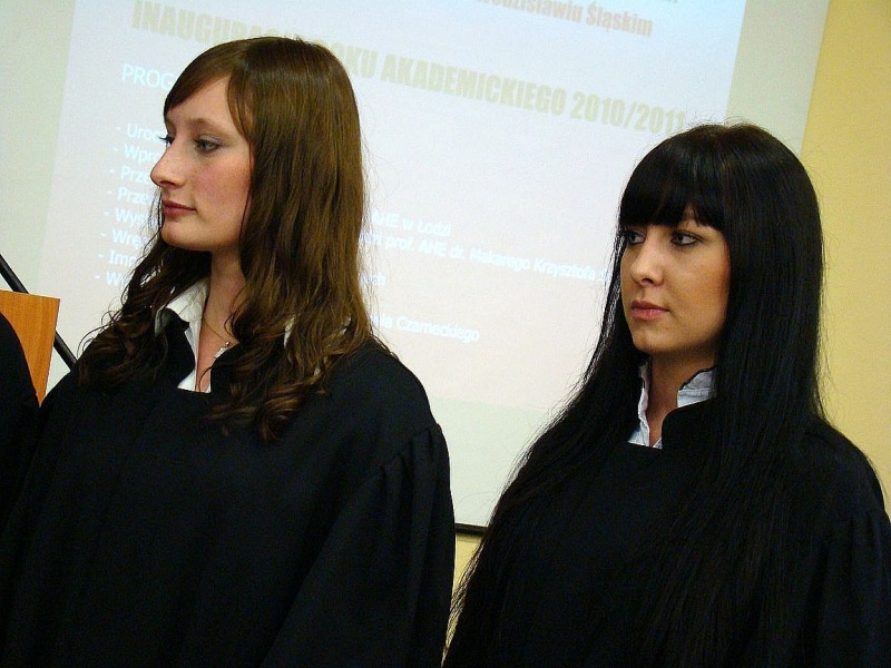 Zdjęcie w galerii na portalu naszwodzislaw.com: Immatrykulacja na wodzisławskiej uczelni wiadomości z regionu