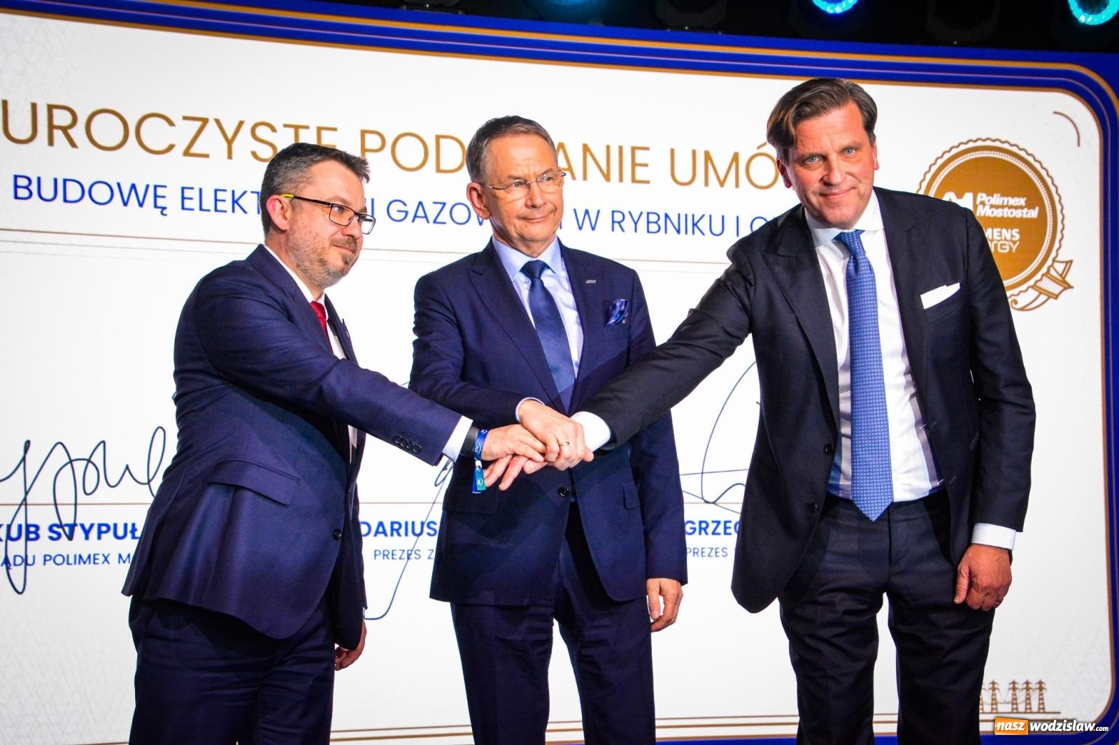 Zdjęcie w galerii na portalu naszwodzislaw.com: W Rybniku powstanie nowa elektrownia gazowa. PGE podpisało umowę z Polimex Mostostal S.A. i Siemens Energy wiadomości z regionu