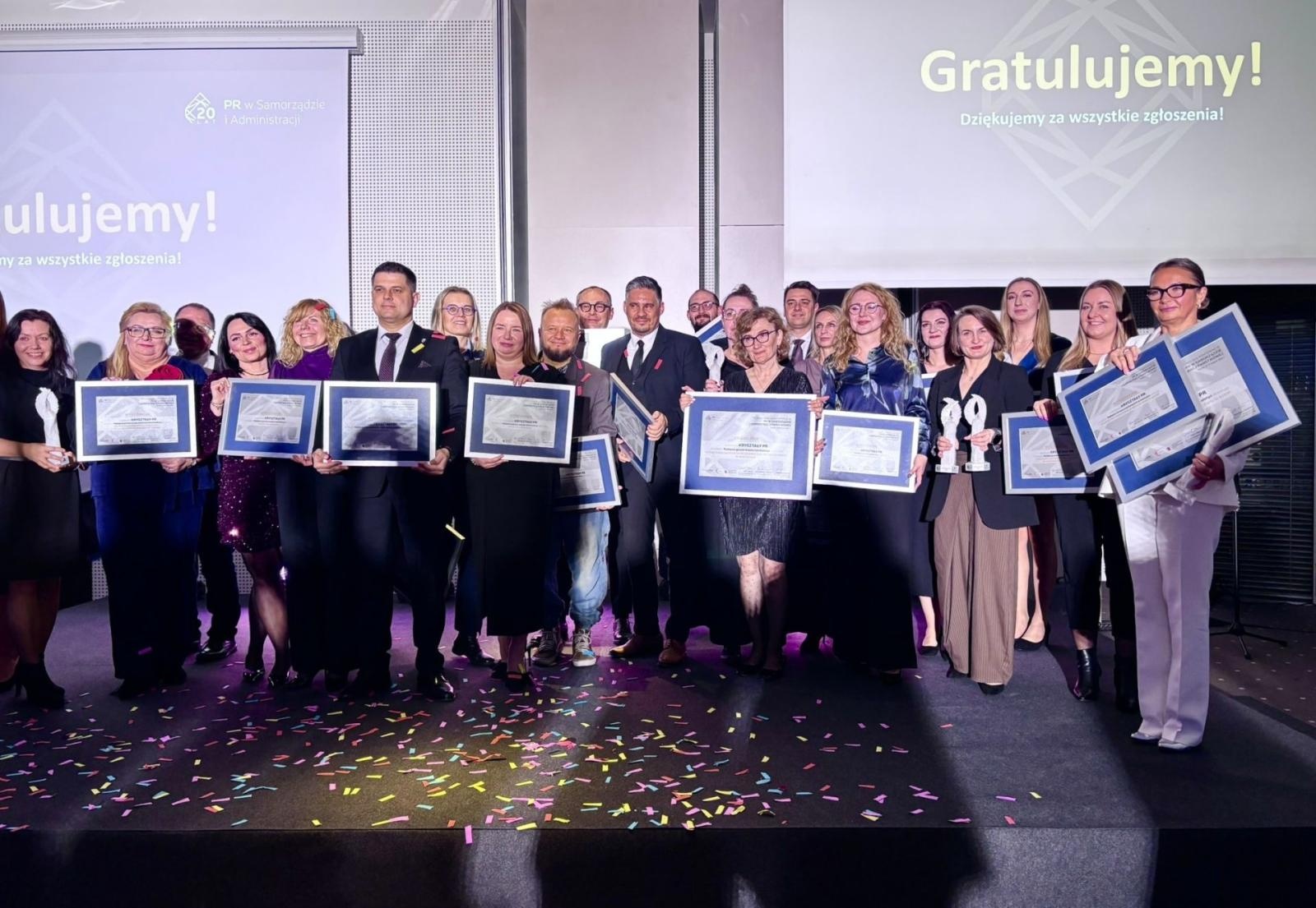 Zdjęcie w galerii na portalu naszwodzislaw.com: Powiat Wodzisławski z prestiżowym Kryształem PR! Cztery wyróżnienia w ogólnopolskim konkursie wiadomości z regionu