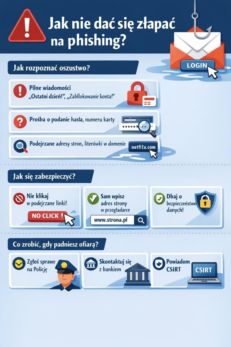 Zdjęcie w galerii na portalu naszwodzislaw.com: Najnowsze oszustwa internetowe – jak nie paść ofiarą phishingu? wiadomości z regionu