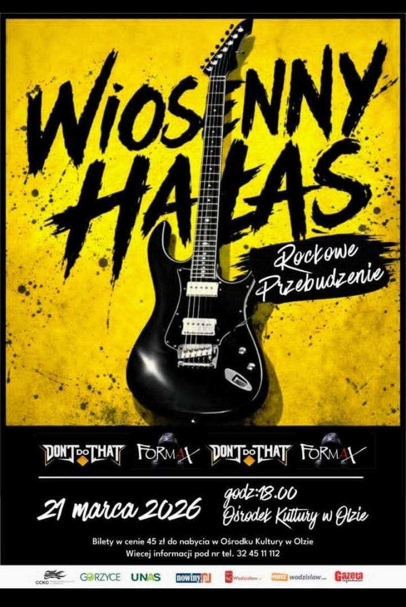 Zdjęcie w galerii na portalu naszwodzislaw.com: Rockowe Wiosenne Przebudzenie w Olzie. Na scenie zagra Śląska Grupa Rockowa FORMAX wiadomości z regionu