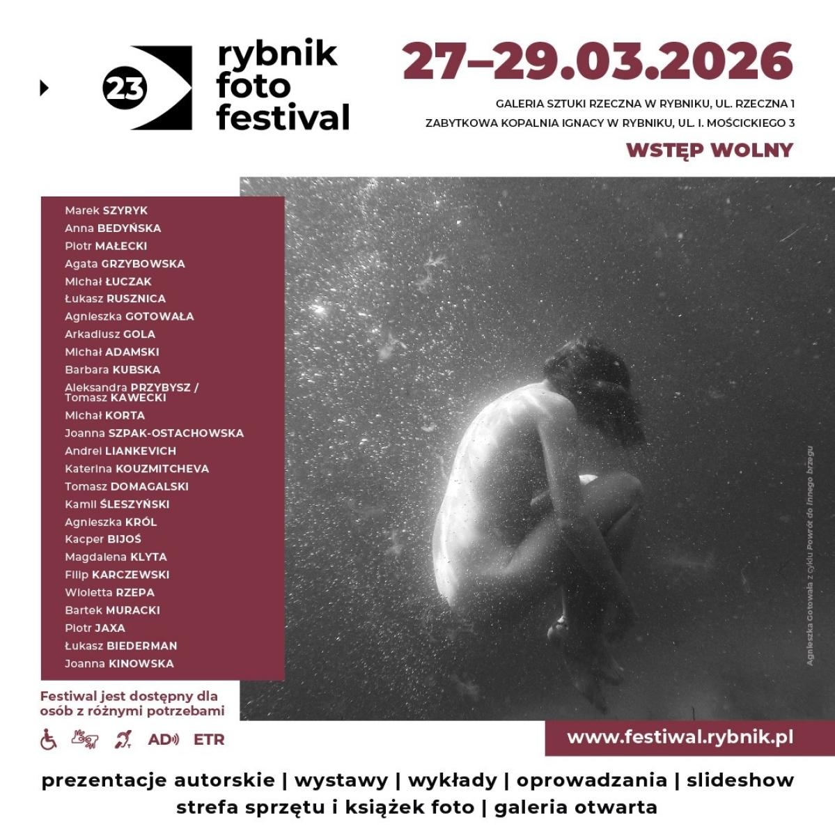 Zdjęcie w galerii na portalu naszwodzislaw.com: 23. Rybnik Foto Festival już pod koniec marca. Fotografia o świecie w transformacji wiadomości z regionu