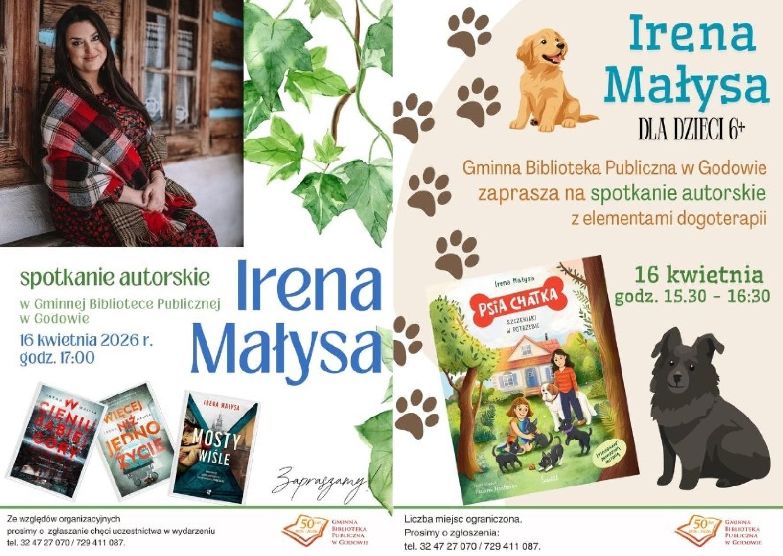 Zdjęcie w galerii na portalu naszwodzislaw.com: Irena Małysa odwiedzi Godów. Wyjątkowe wydarzenie w bibliotece wiadomości z regionu