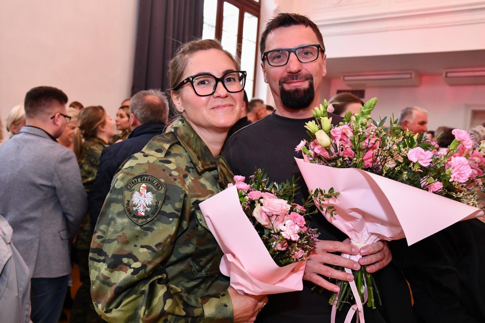 Zdjęcie w galerii na portalu naszwodzislaw.com: Uroczyste ślubowanie nowych funkcjonariuszy Śląskiego Oddziału Straży Granicznej wiadomości z regionu