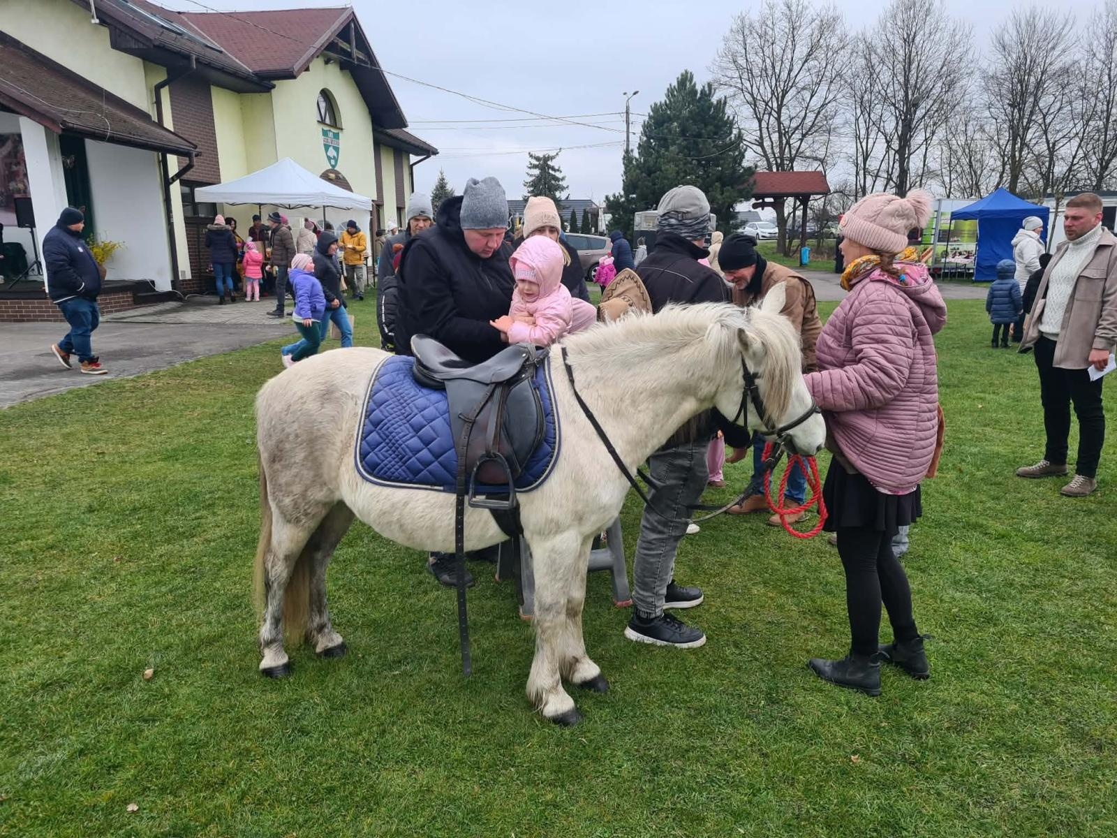 Zdjęcie w galerii na portalu naszwodzislaw.com: Hazok znów przyciągnął tłumy. Ponad setka dzieci ruszyła na poszukiwania zajączka [FOTO] wiadomości z regionu