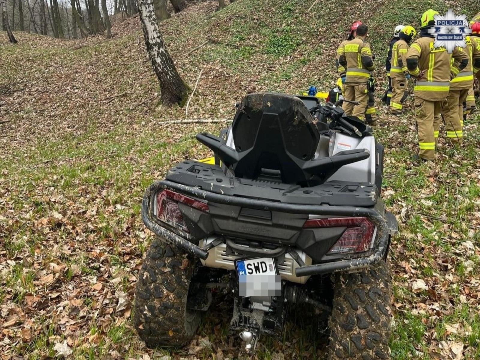 Zdjęcie w galerii na portalu naszwodzislaw.com: Gorzyczki: wypadek quadem i poważne obrażenia. Policja apeluje o ostrożność [KOMUNIKAT POLICJI] wiadomości z regionu