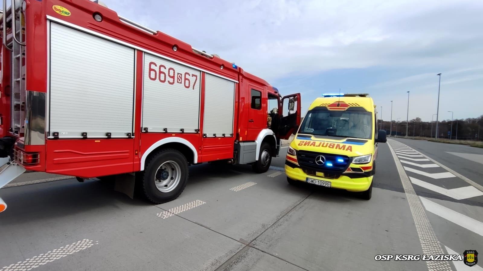 Zdjęcie w galerii na portalu naszwodzislaw.com: Alarm na A1 w kierunku Gliwic. Interweniowały polskie i czeskie służby wiadomości z regionu