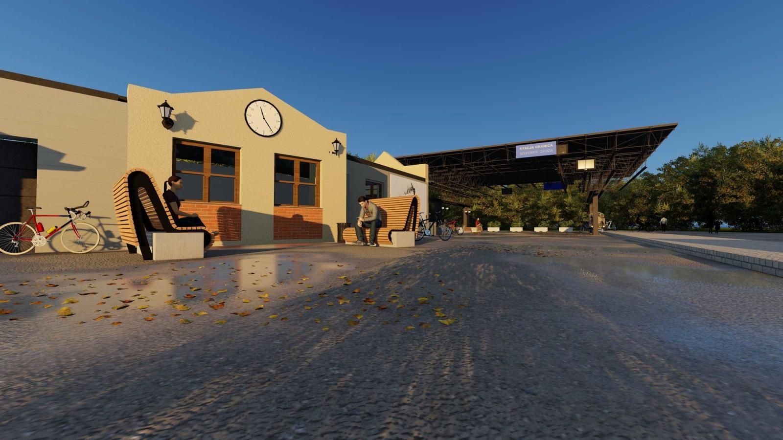 Zdjęcie w galerii na portalu naszwodzislaw.com: Nowa atrakcja na Żelaznym Szlaku Rowerowym. Gmina Godów szuka wykonawcy Stacji Granica wiadomości z regionu