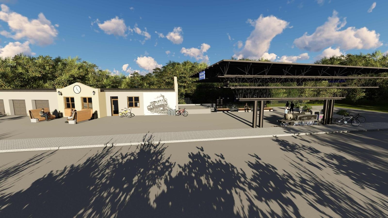 Zdjęcie w galerii na portalu naszwodzislaw.com: Nowa atrakcja na Żelaznym Szlaku Rowerowym. Gmina Godów szuka wykonawcy Stacji Granica wiadomości z regionu