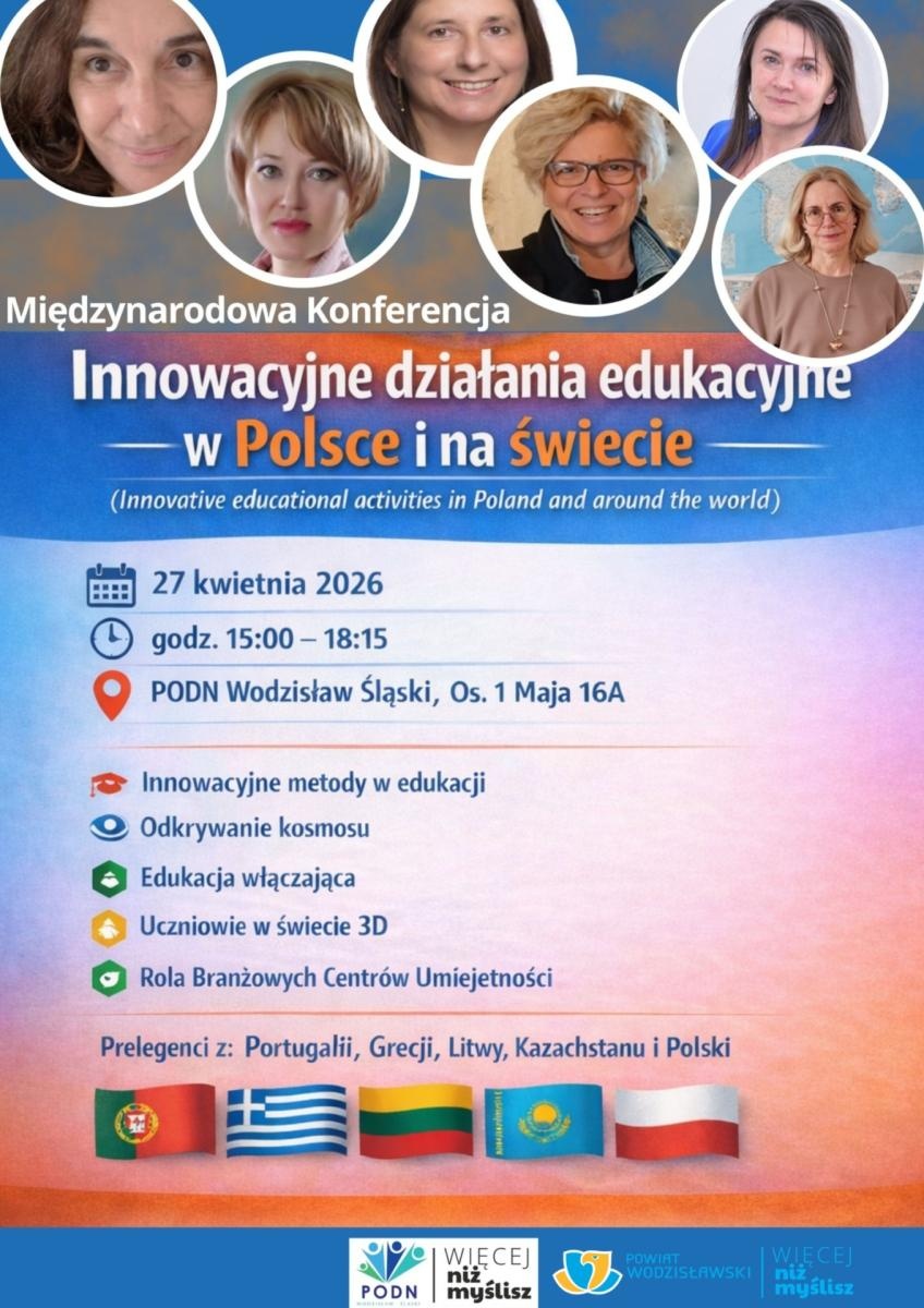 Zdjęcie w galerii na portalu naszwodzislaw.com: Międzynarodowa konferencja o innowacjach w edukacji wiadomości z regionu