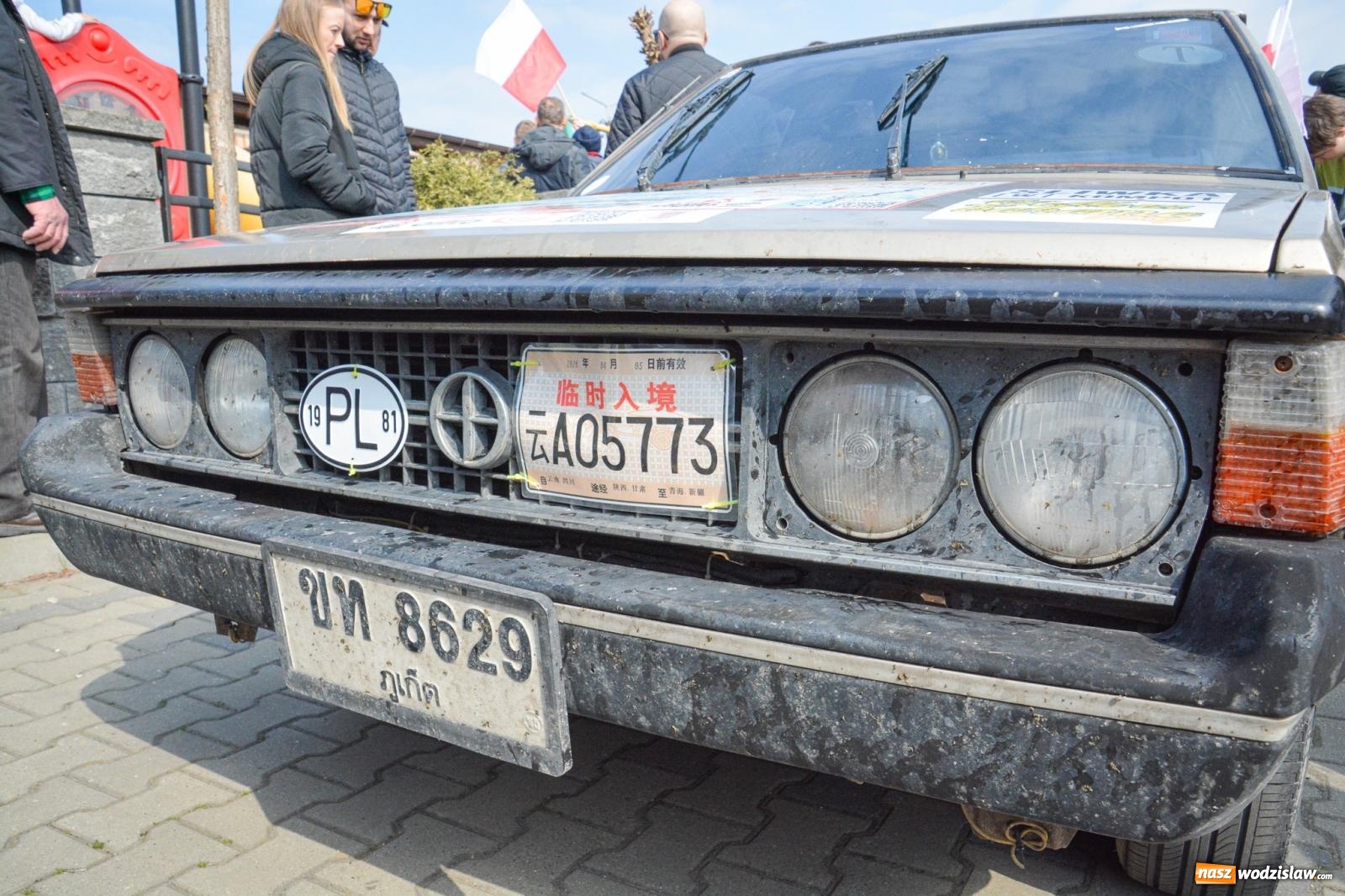 Zdjęcie w galerii na portalu naszwodzislaw.com: Z Tajlandii do Chałupek: Kultowe Fiaty i Polonez tłumnie powitane w ojczyźnie [FOTO i WIDEO] wiadomości z regionu