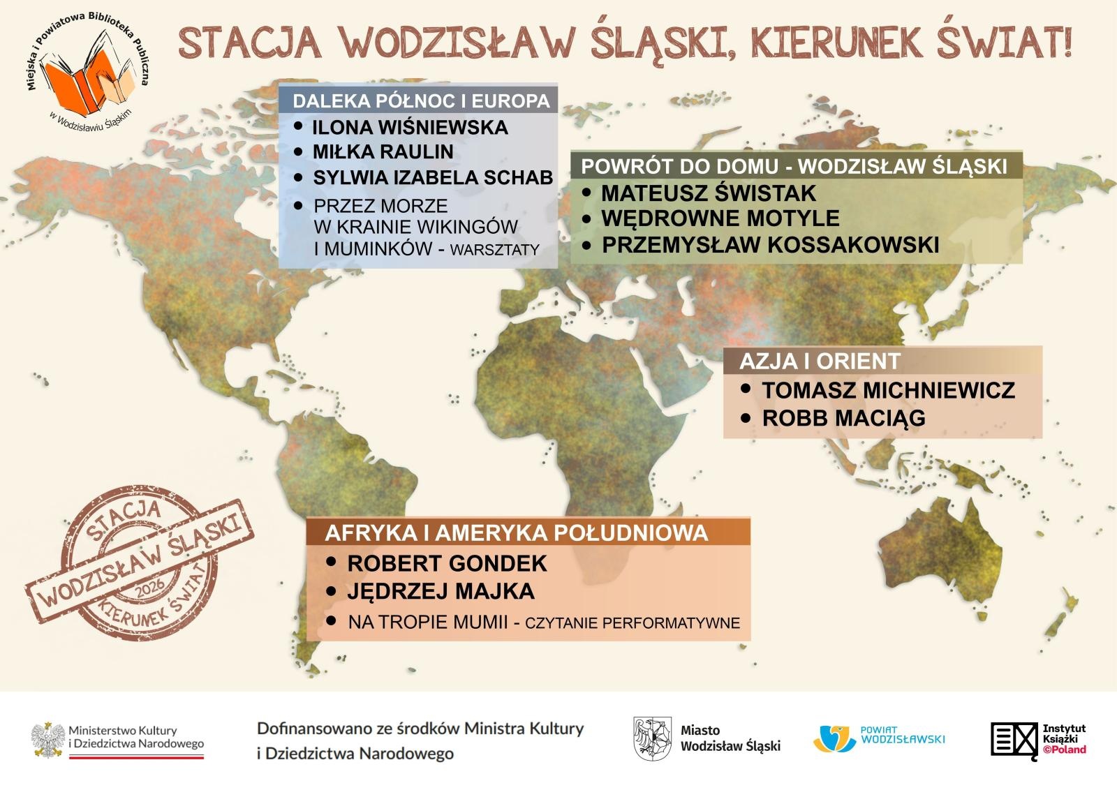 Zdjęcie w galerii na portalu naszwodzislaw.com: Stacja Wodzisław Śląski, kierunek świat. Biblioteka zabiera mieszkańców w niezwykłą podróż wiadomości z regionu