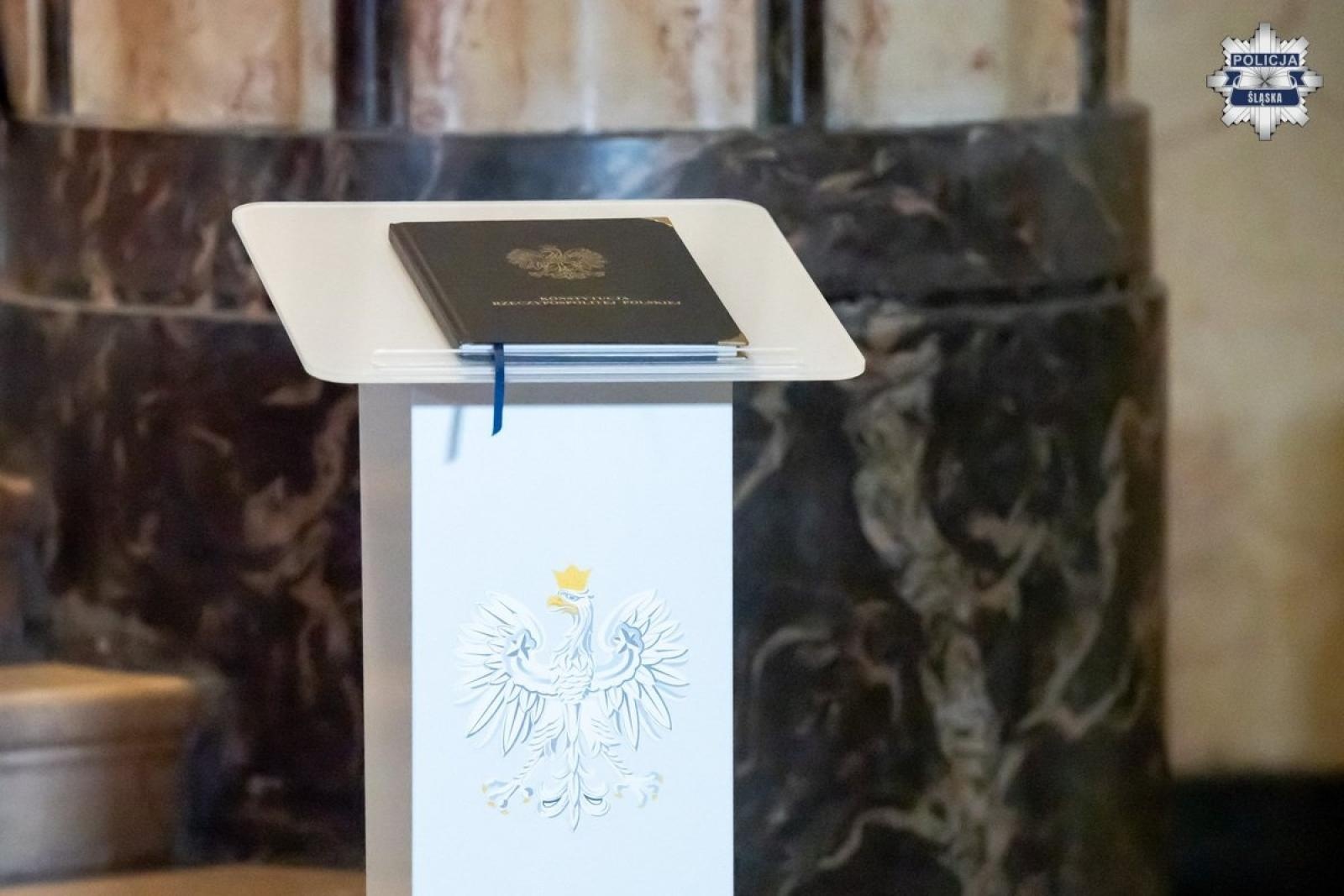 Zdjęcie w galerii na portalu naszwodzislaw.com: Nowo przyjęci policjanci złożyli ślubowanie [FOTO] wiadomości z regionu