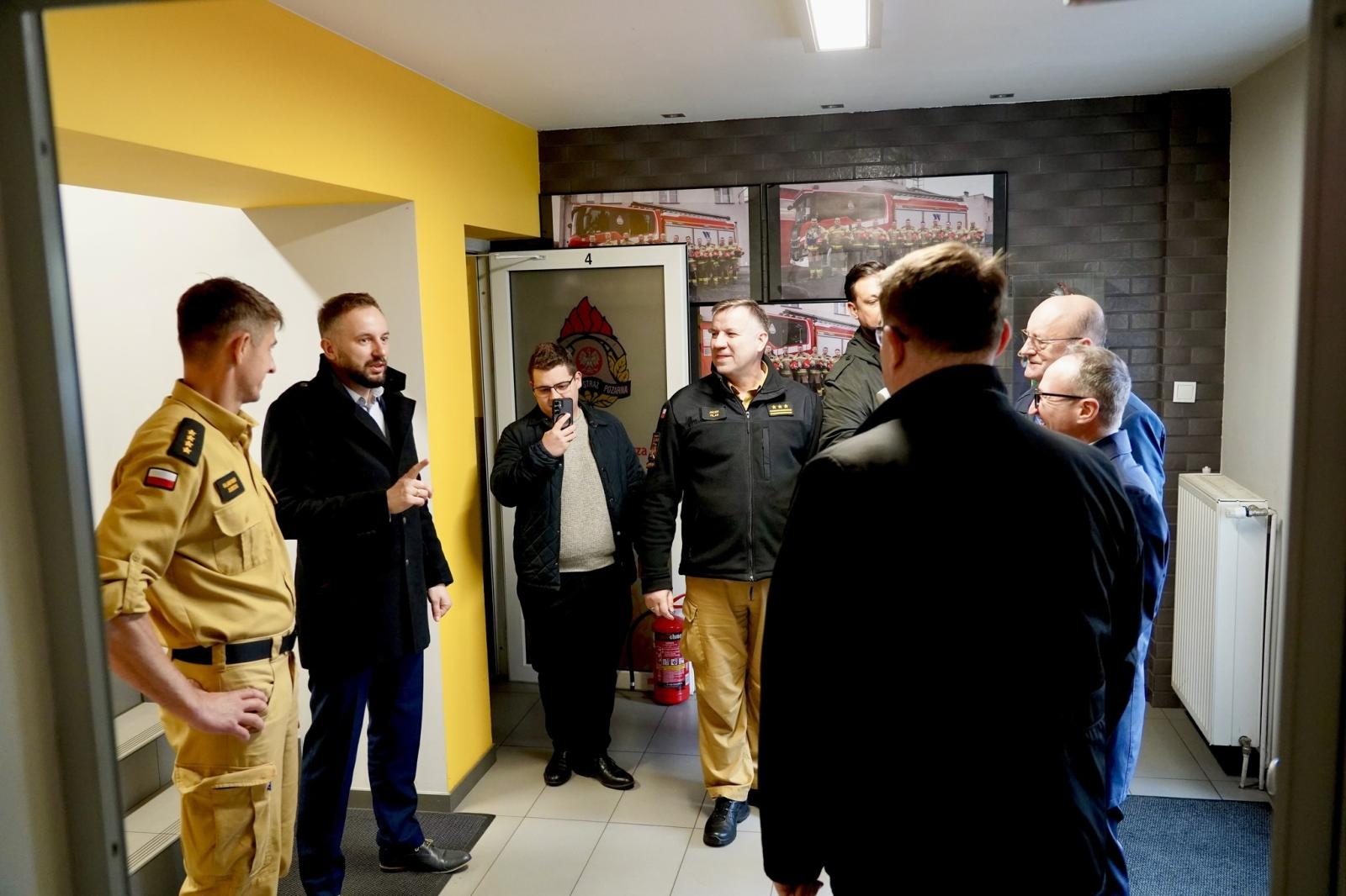 Zdjęcie w galerii na portalu naszwodzislaw.com: Od ochrony środowiska po zarządzanie kryzysowe. Ważna wizyta w Rydułtowach [FOTO] wiadomości z regionu