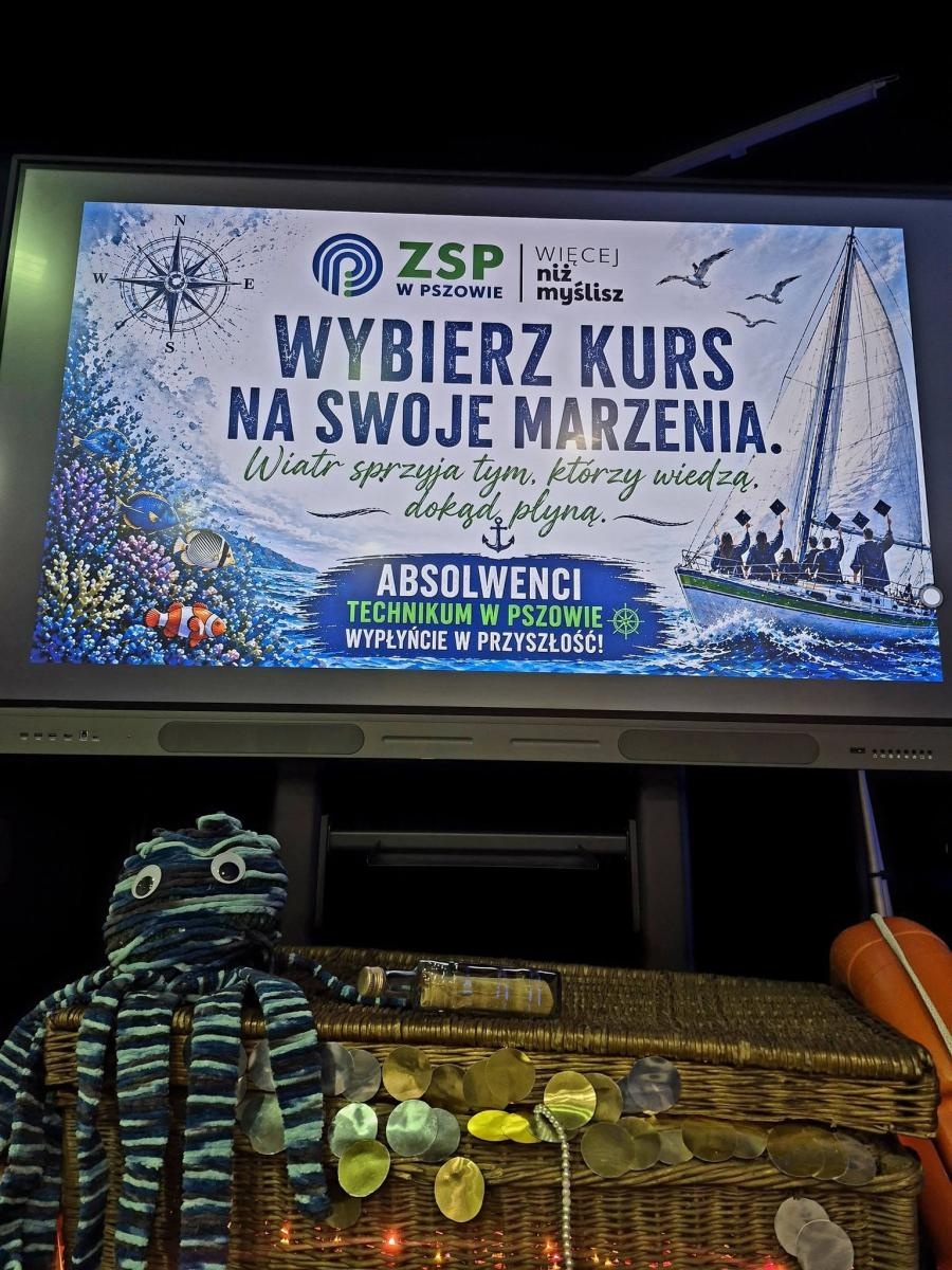 Zdjęcie w galerii na portalu naszwodzislaw.com: Wybierz kurs na marzenia. Maturzyści z Pszowa żegnają szkołę wiadomości z regionu